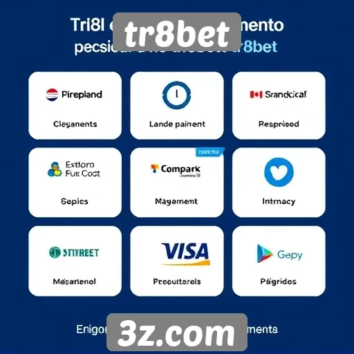 Métodos de pagamento aceitos no tr8bet